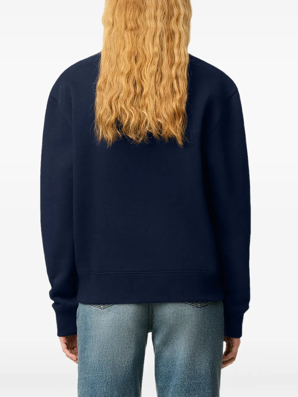 blue cotton sweatshirt with Ami de Coeur