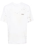 Paint-Splatter Cotton T-Shirt