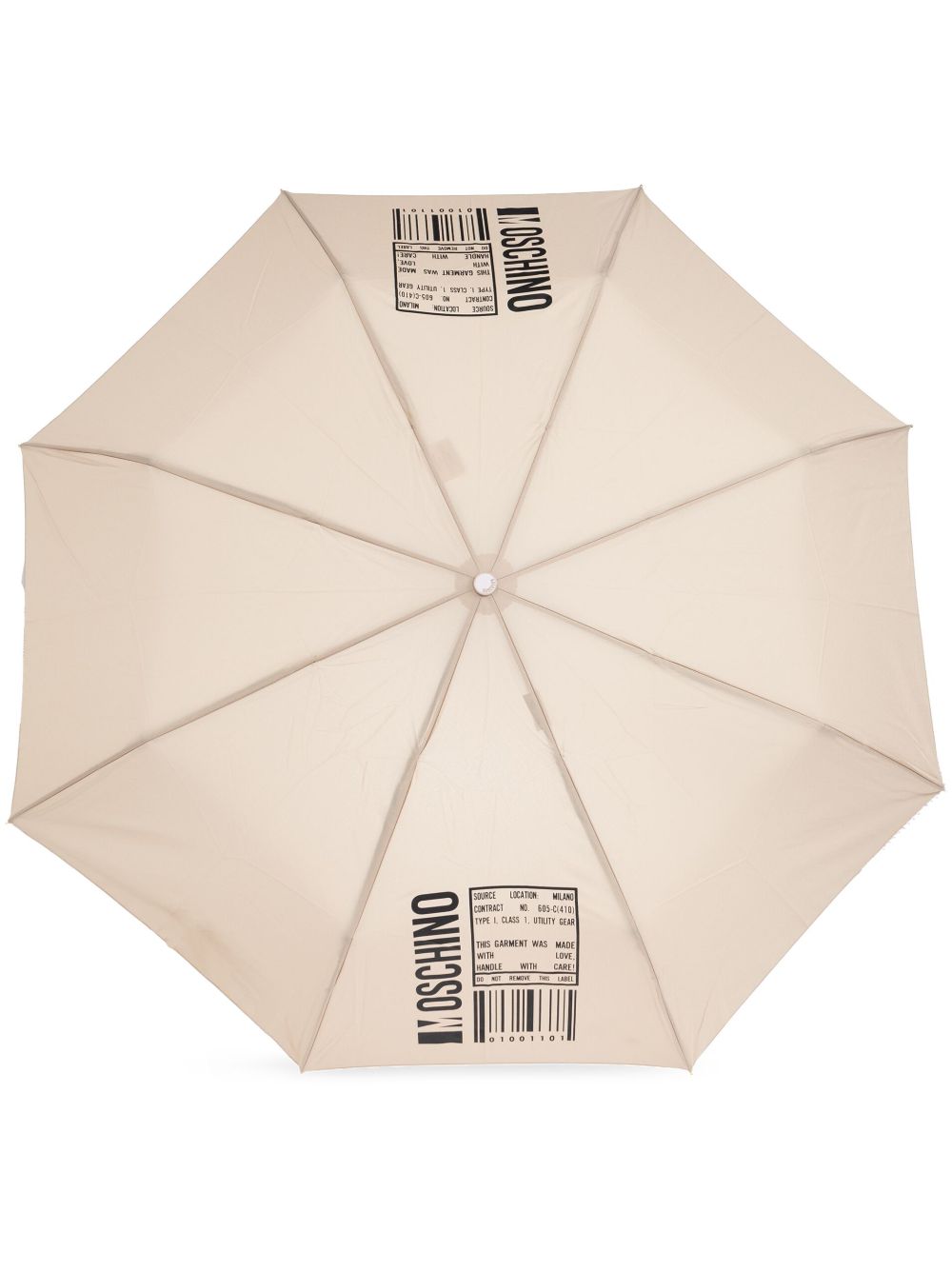 logo-barcode-print compact umbrella 