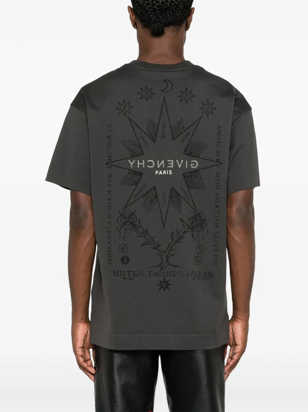 Tarot-Print Cotton T-Shirt