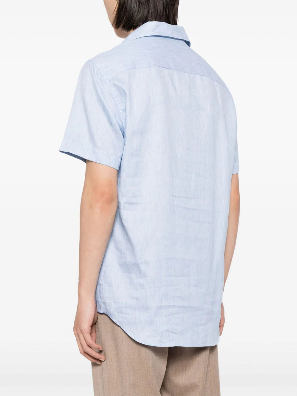 Short-Sleeved Button-Up Shirt