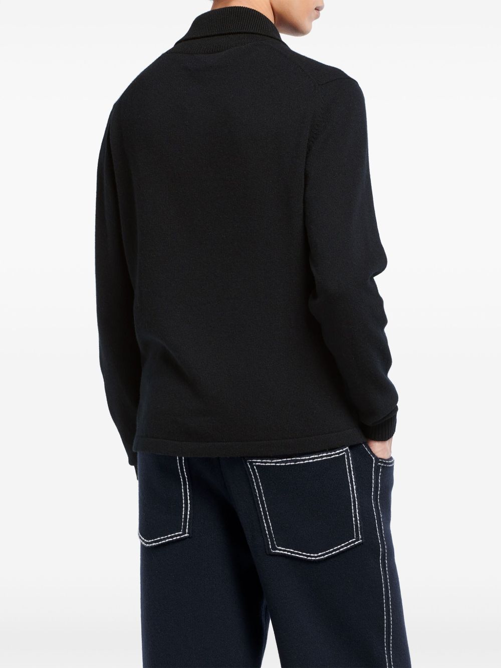 B Label cashmere polo shirt