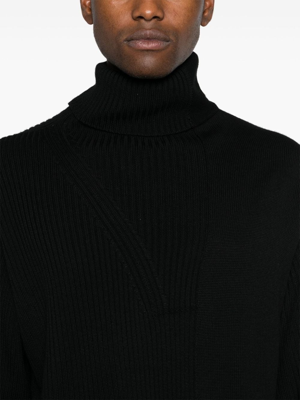 Ribbed-Knit Sweater