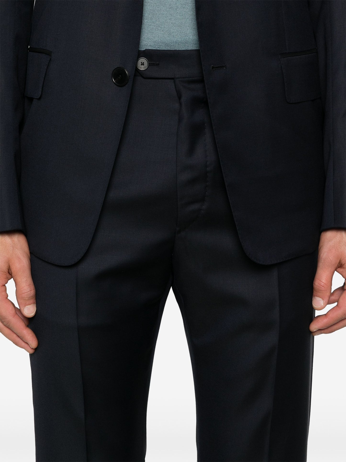 Straight-Leg Tailored Trousers