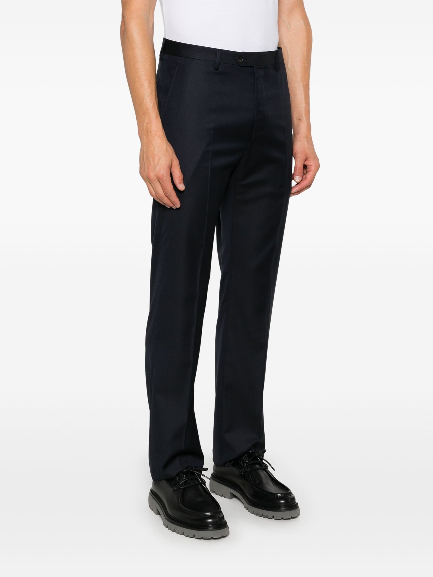 Straight-Leg Tailored Trousers