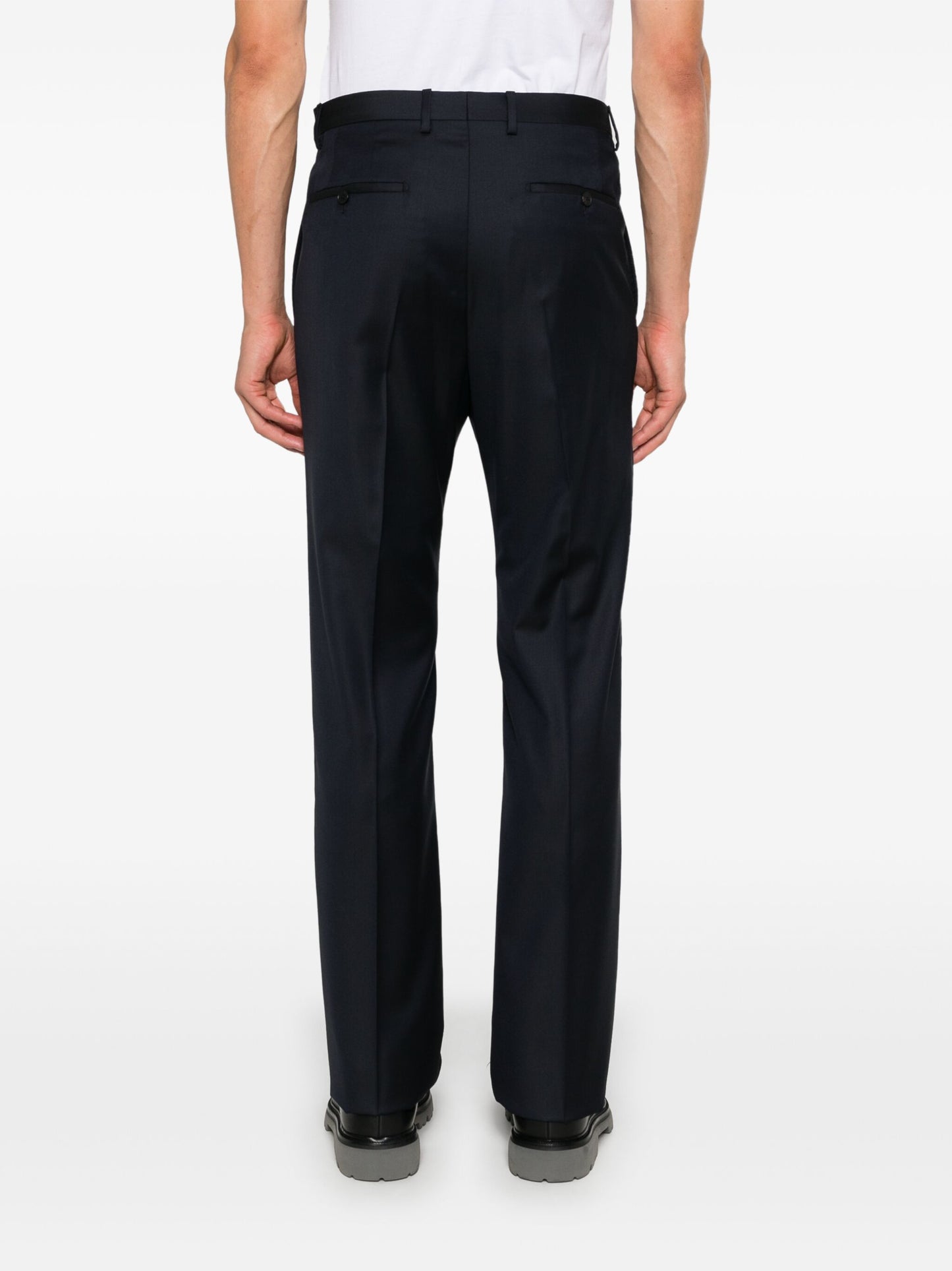 Straight-Leg Tailored Trousers
