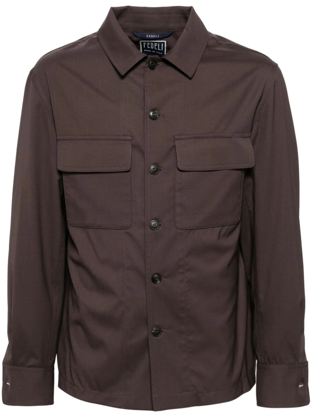 Virgin Wool Shirt Jacket