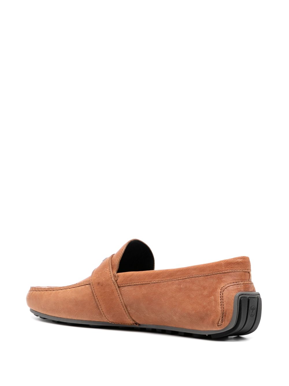 Logo-Plaque Detail Loafers