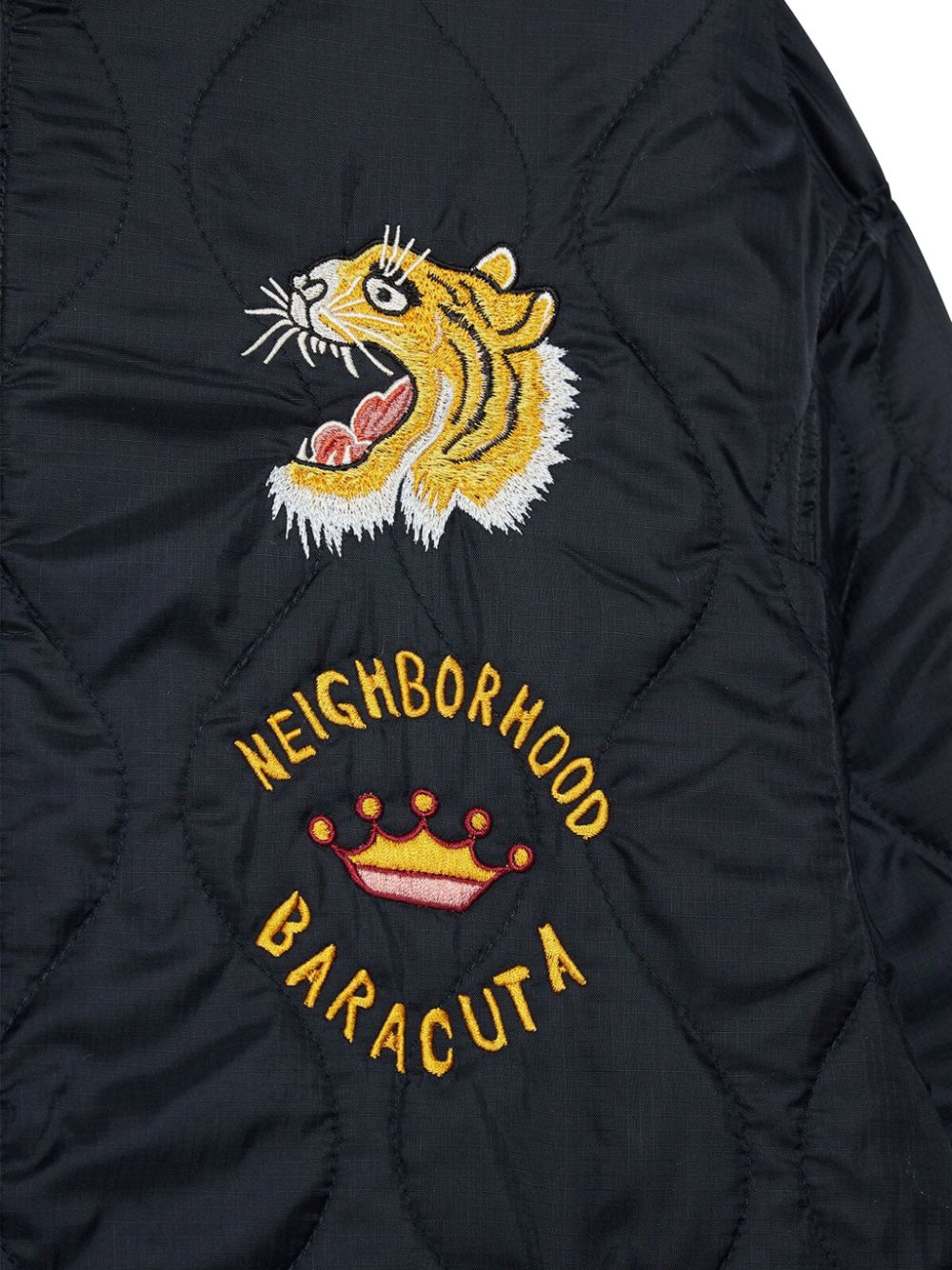 X Baracuta Embroidered Bomber Jacket