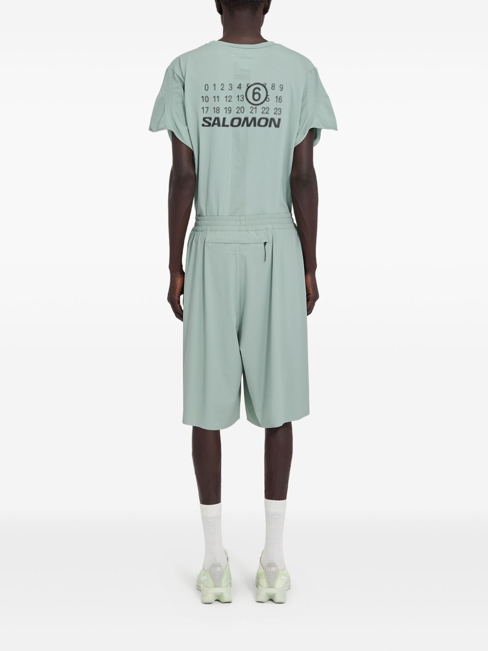 x Salomon numbers-print shorts