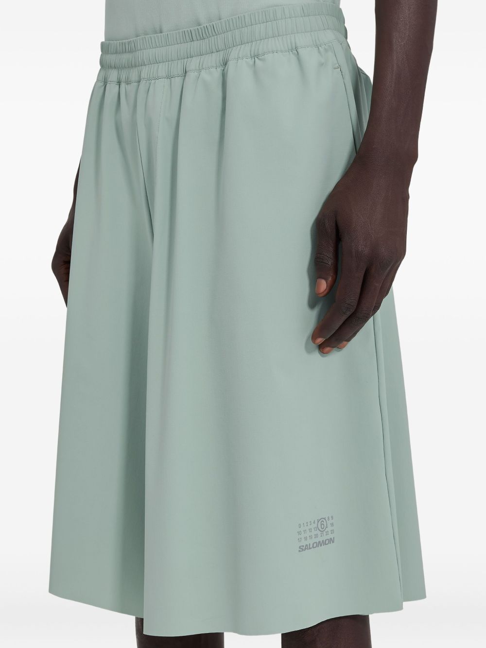 x Salomon numbers-print shorts