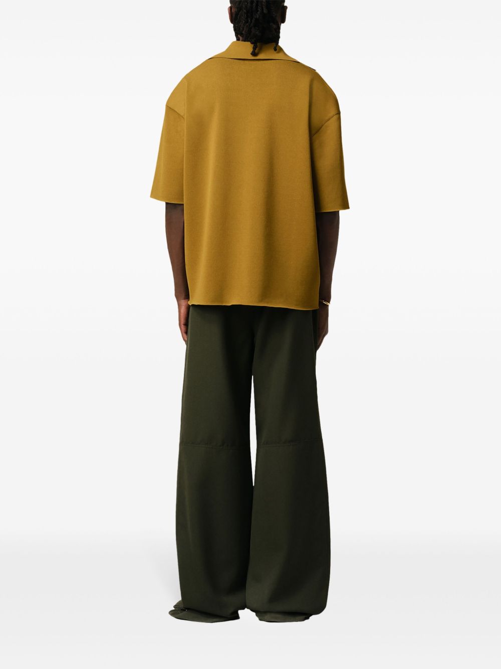 Fine-Knit Polo Shirt