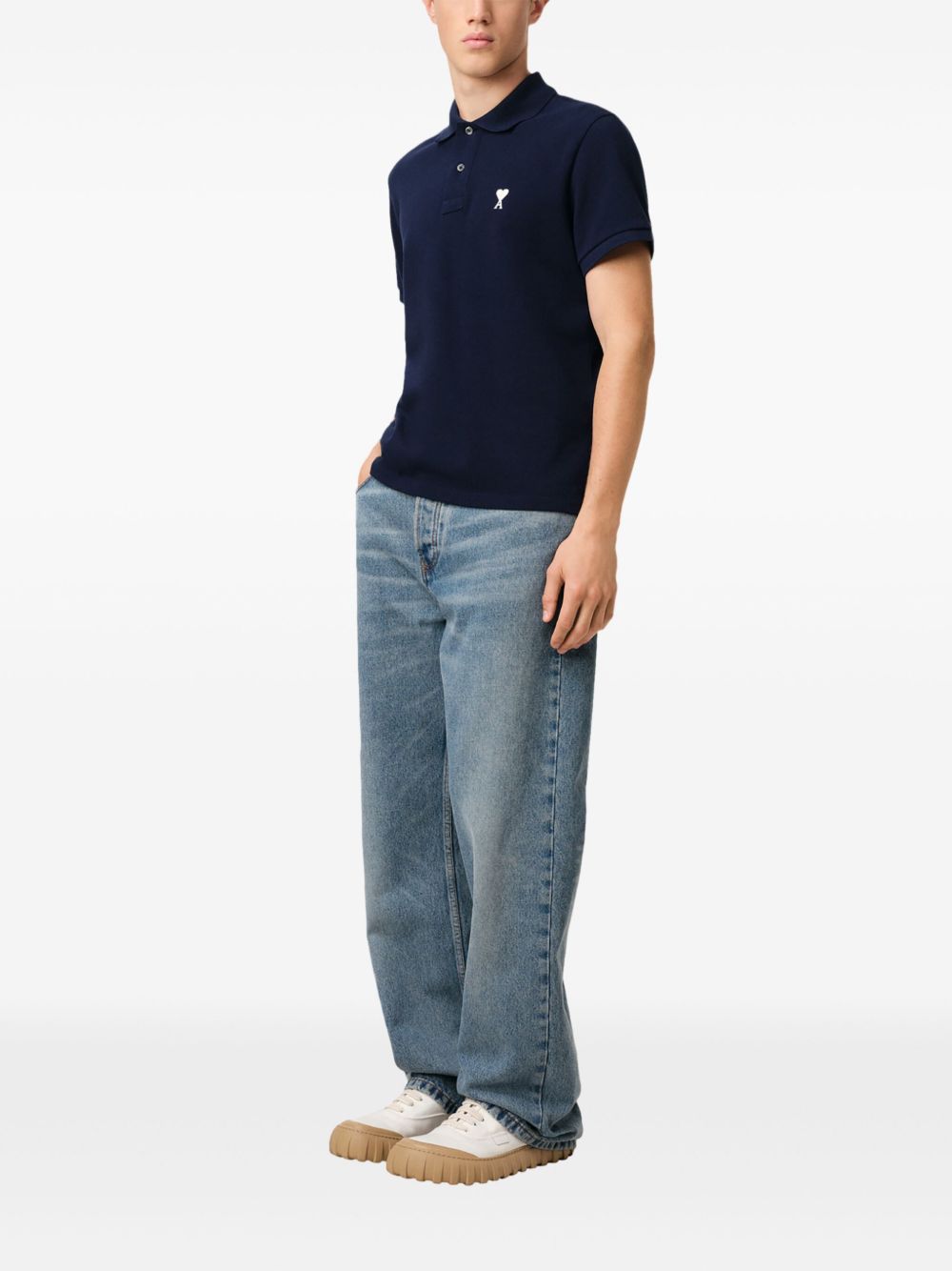 Embroidered Logo Polo Shirt