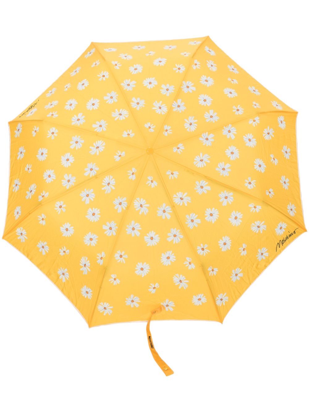 daisy-print umbrella