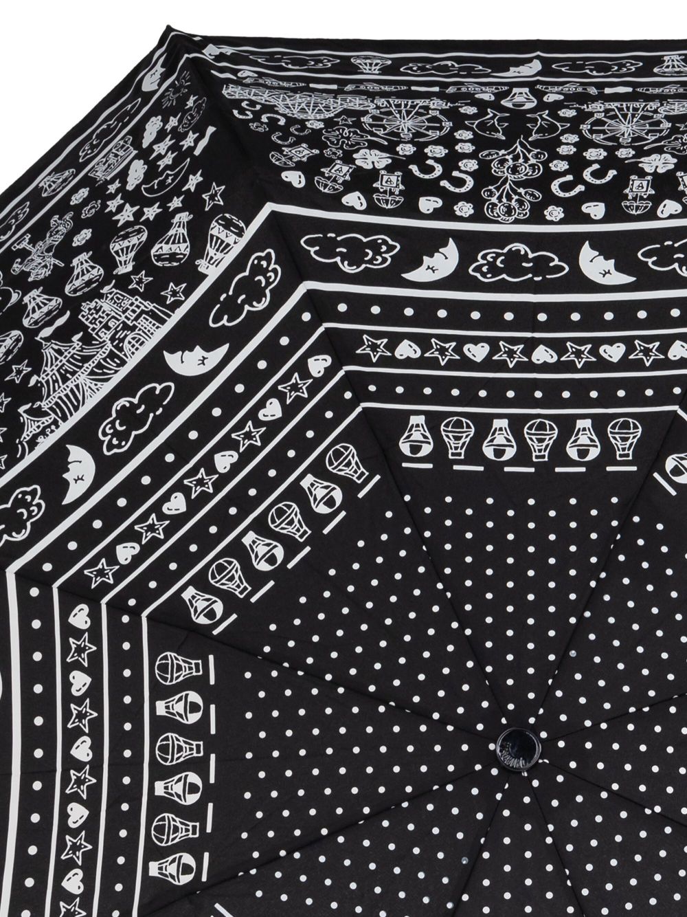 graphic-print umbrella