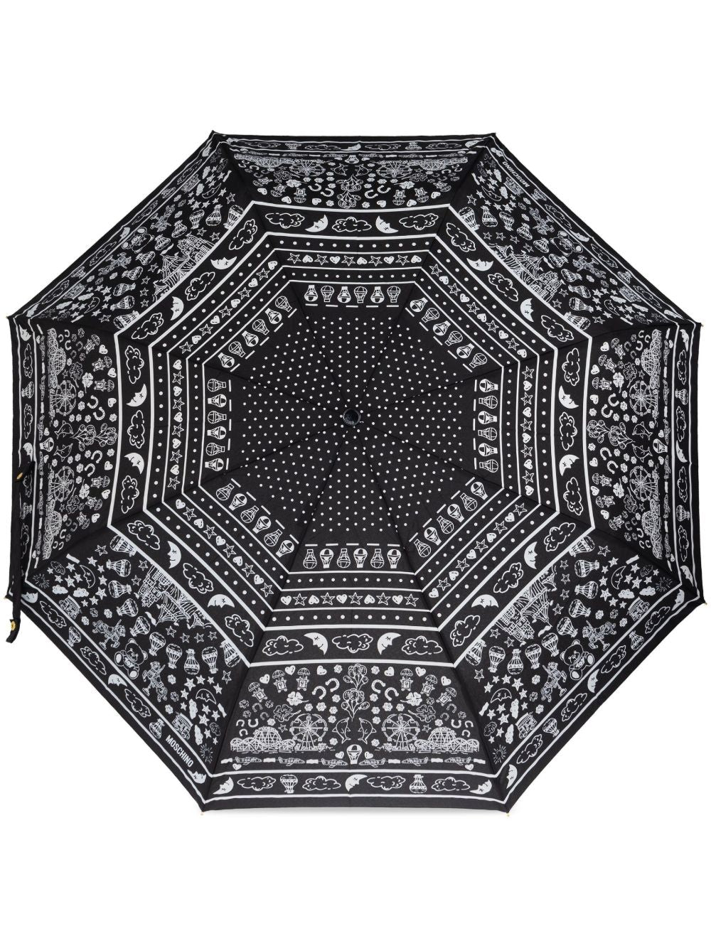 graphic-print umbrella