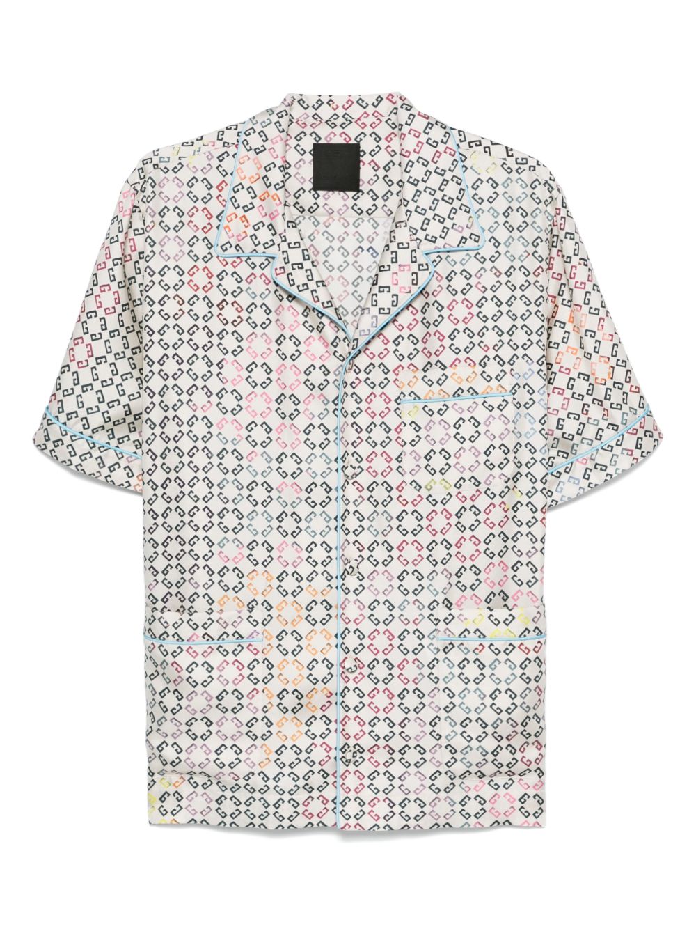 logo-print shirt