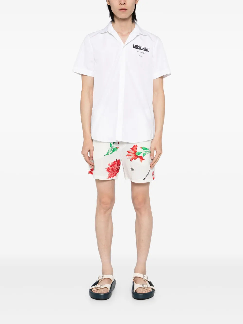 Floral-Print Shorts
