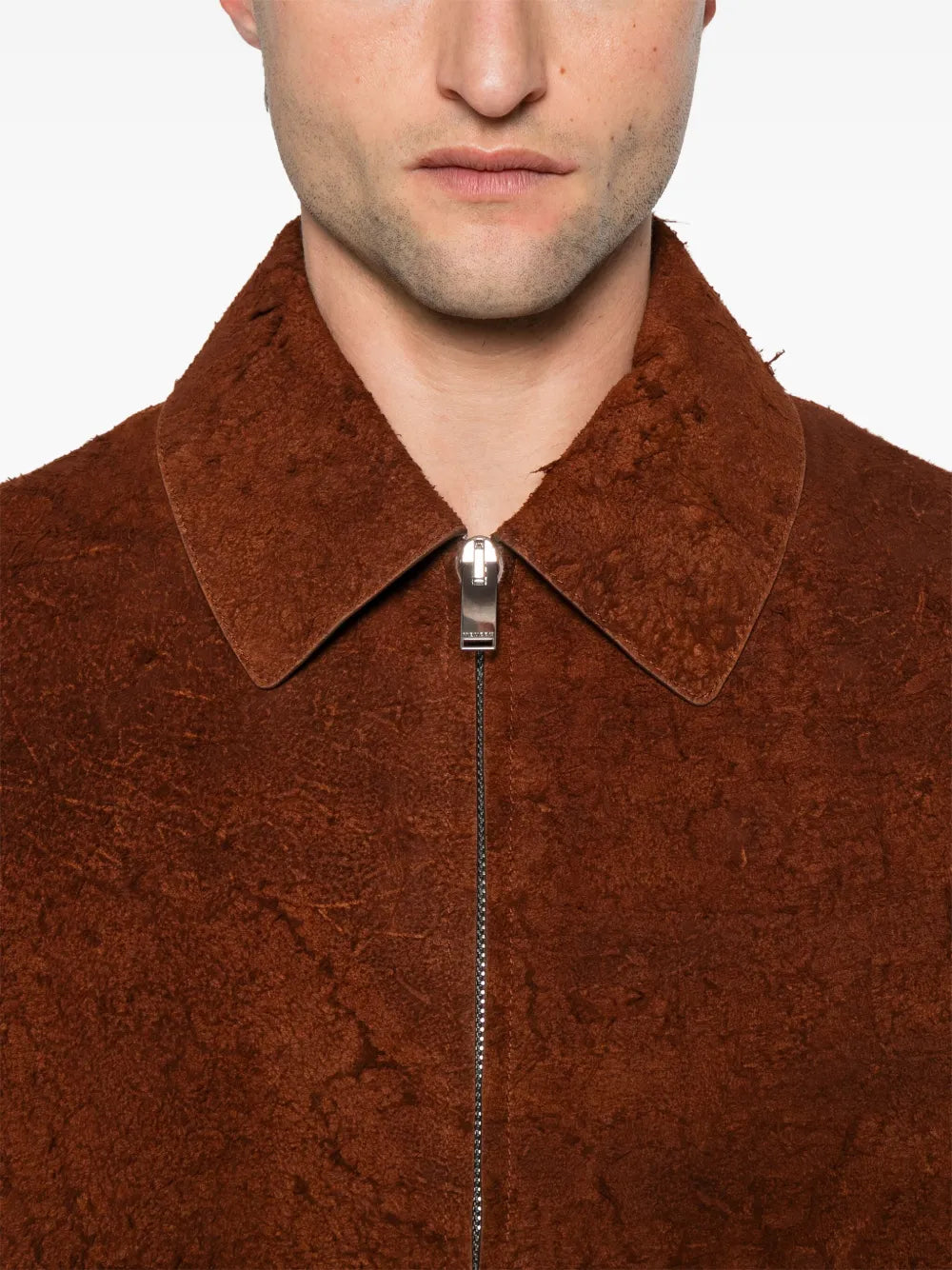 Distressed Suede Jacket
