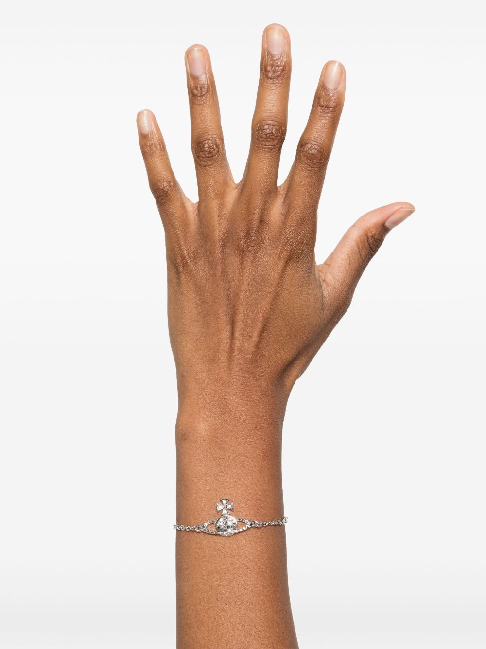 Orb-plaque bracelet