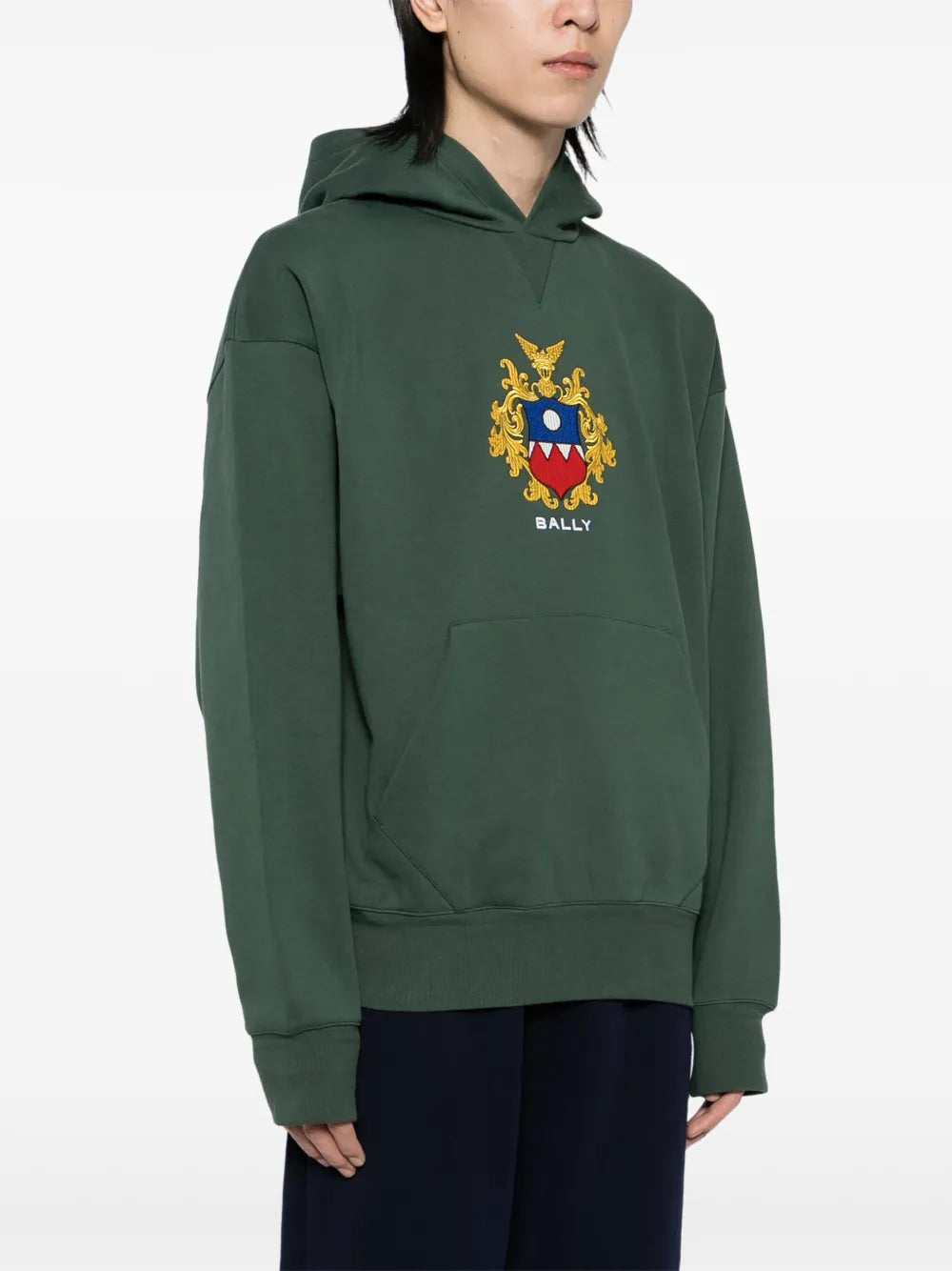 Logo-Embroidered Hoodie