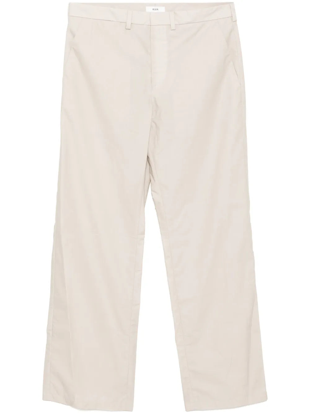 Waxed Poplin Trousers