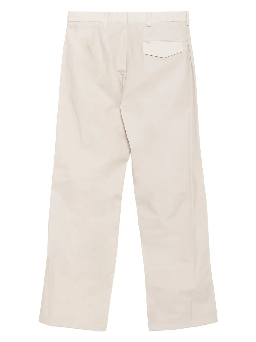 Waxed Poplin Trousers