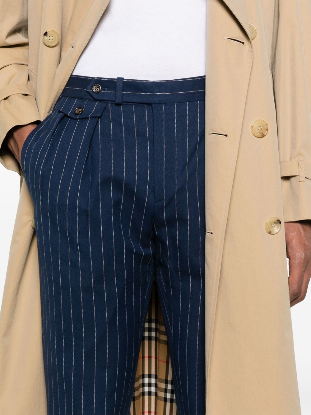 striped trousers