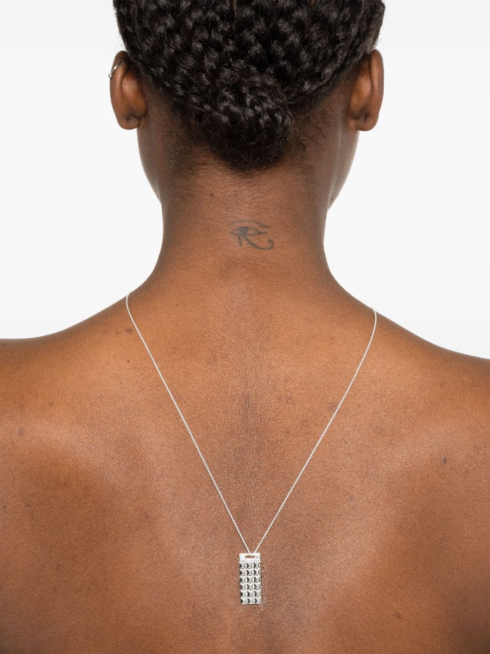 pyramid-pendant necklace