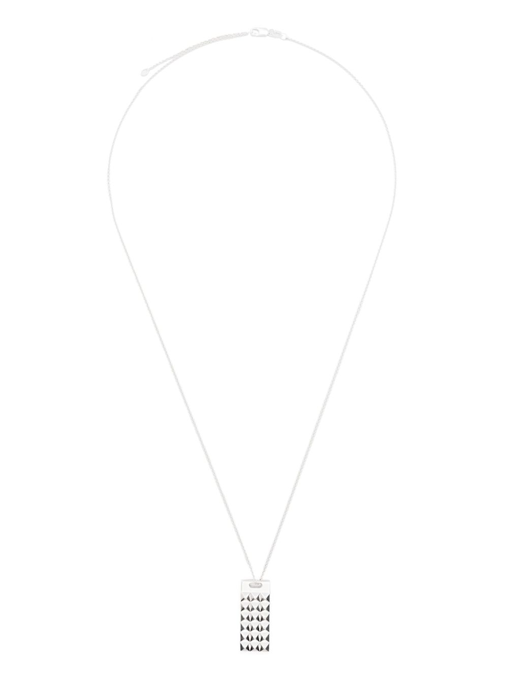 pyramid-pendant necklace