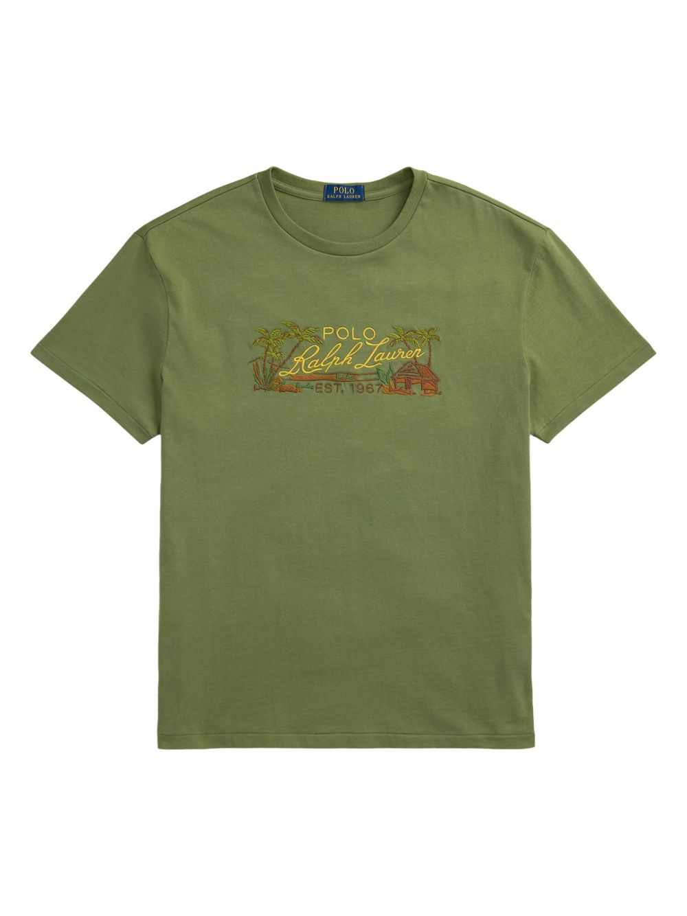 logo-embroidered T-shirt