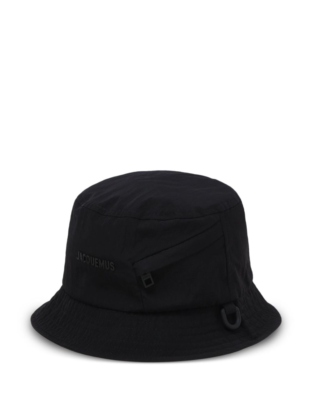 logo-lettering bucket hat