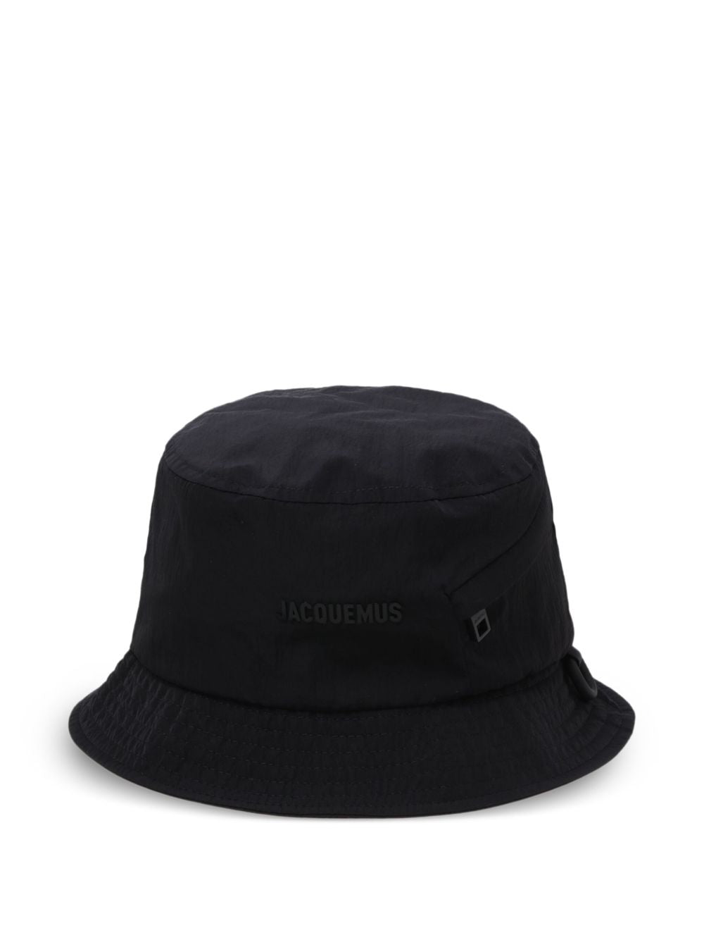 logo-lettering bucket hat