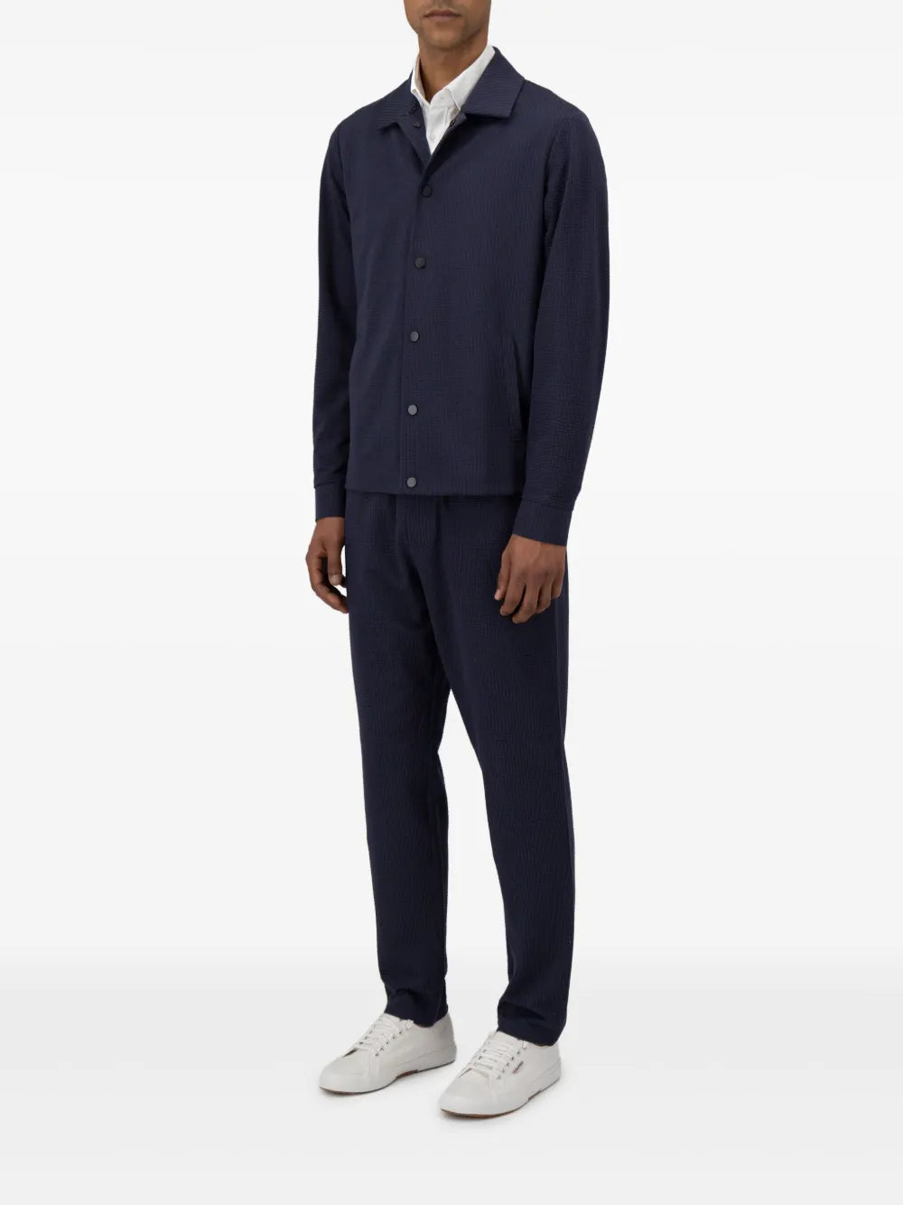 Striped Shirt Jacket