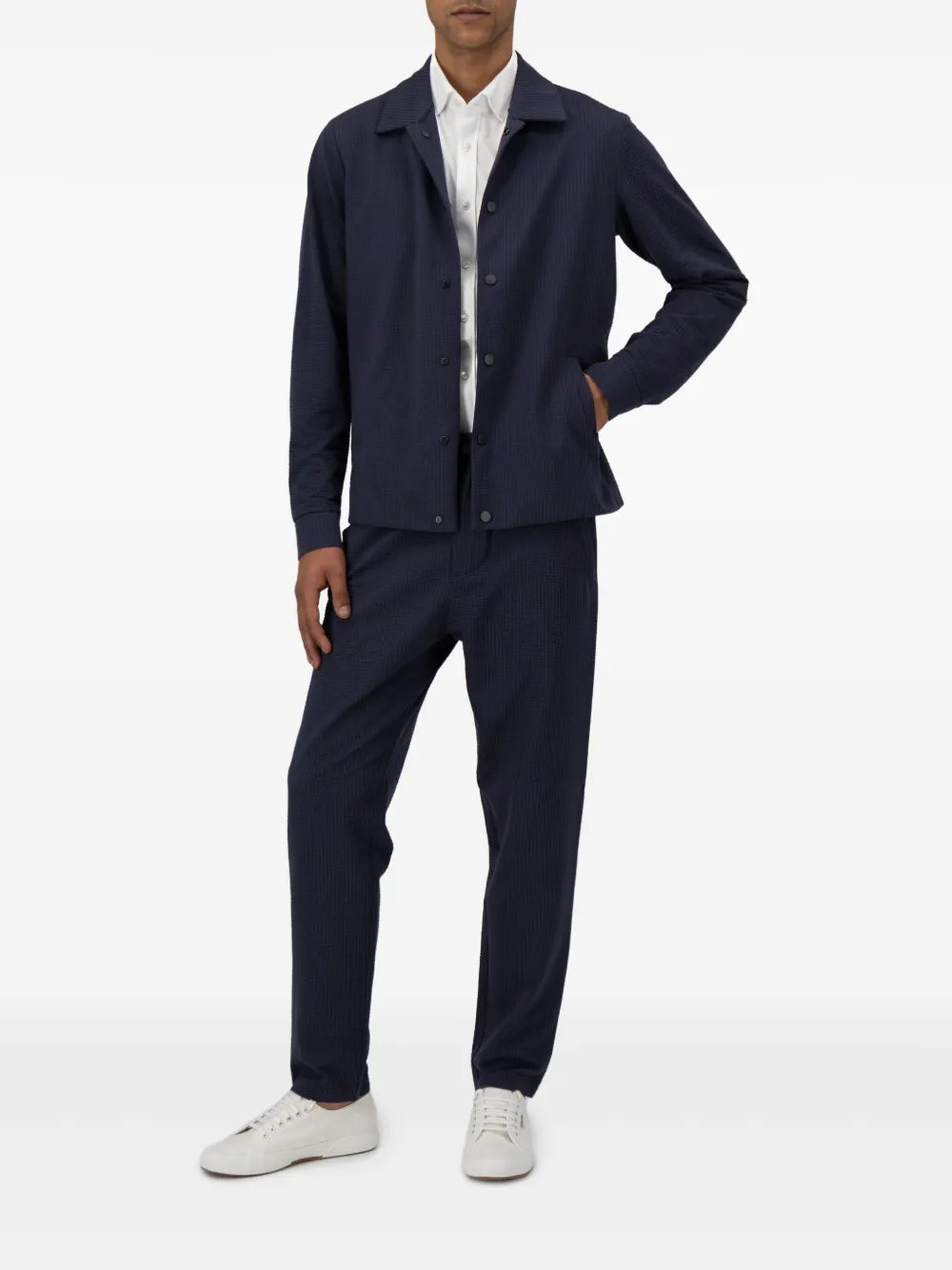 Striped Shirt Jacket