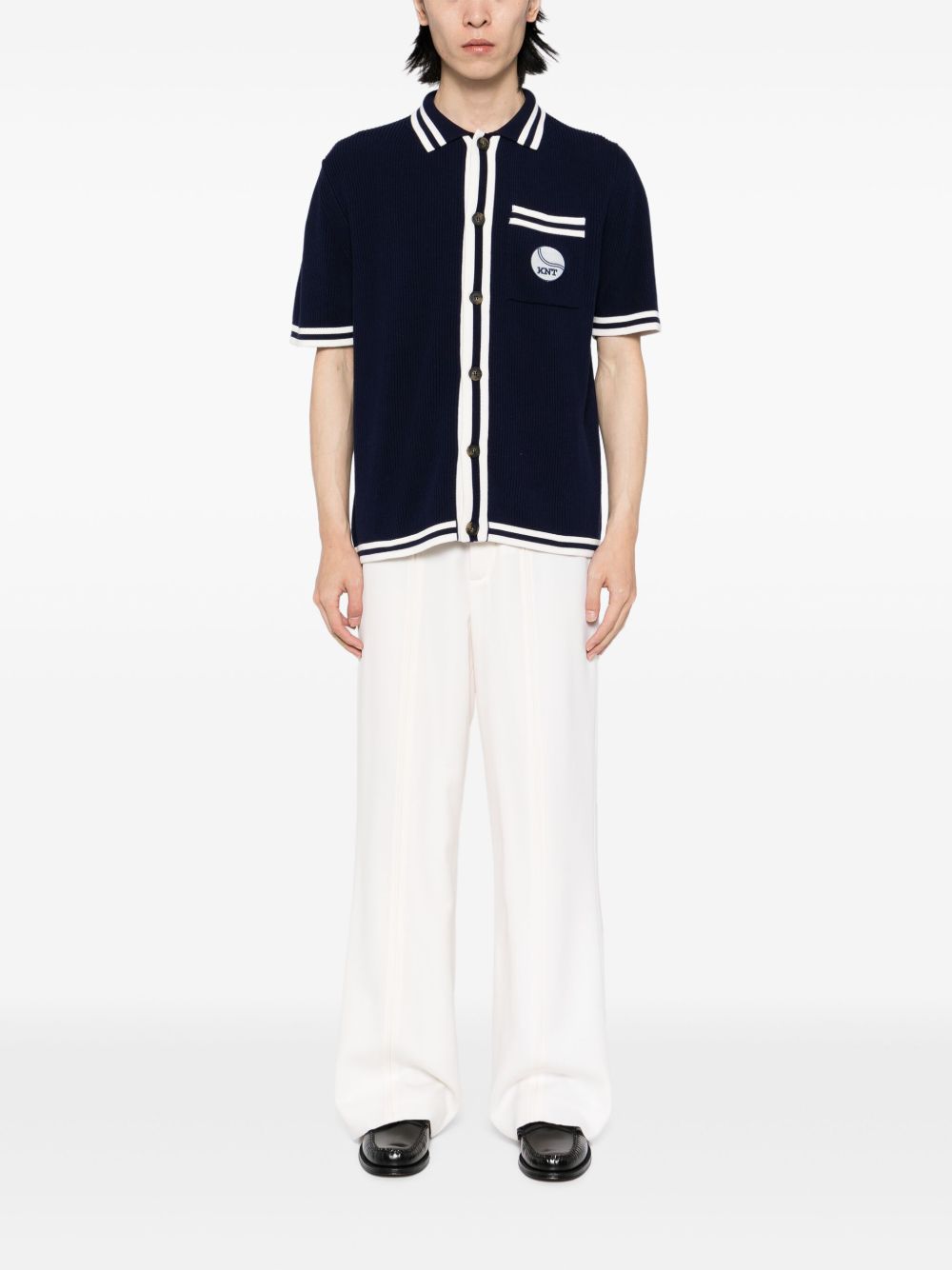 Logo-Patch Shirt