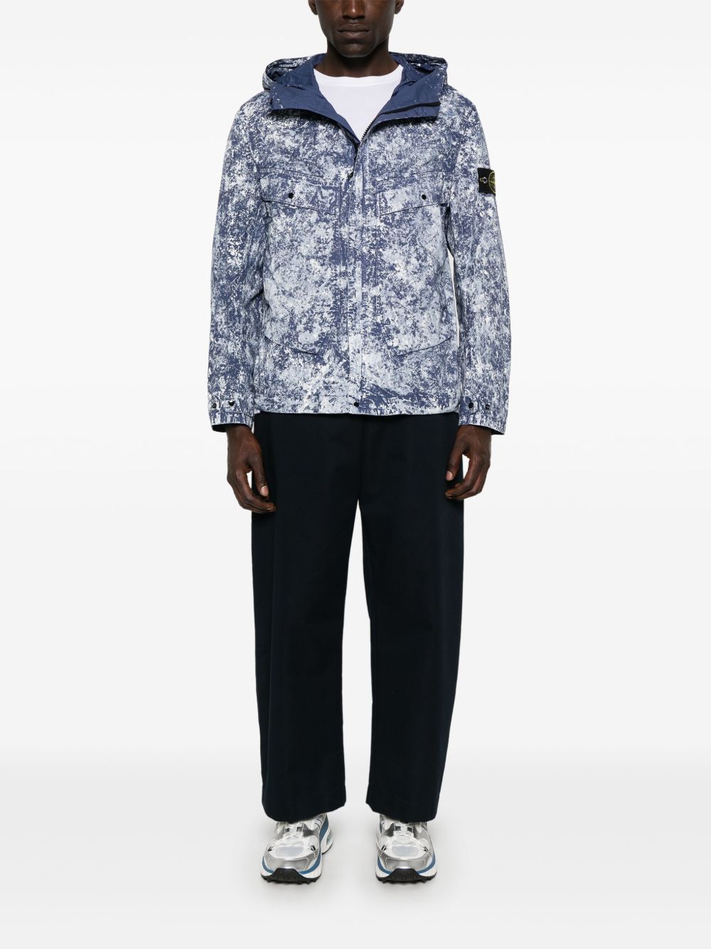 Compass-Motif Jacket