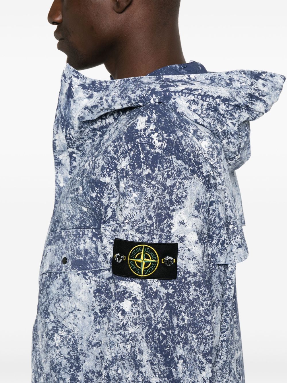 Compass-Motif Jacket