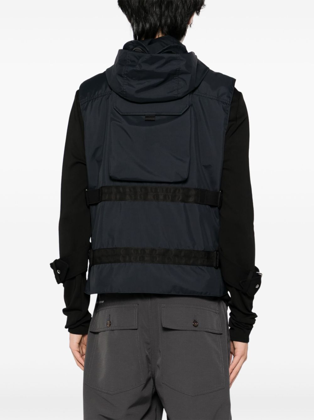 zip-up gilet