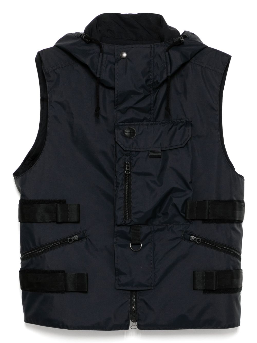 zip-up gilet
