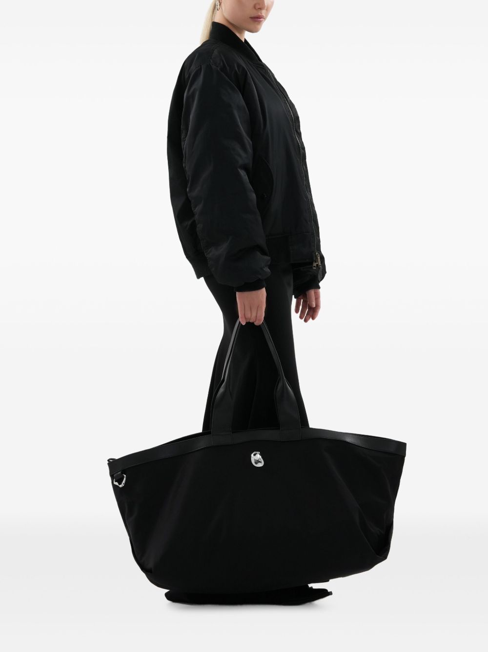 Charm-Detail Tote Bag