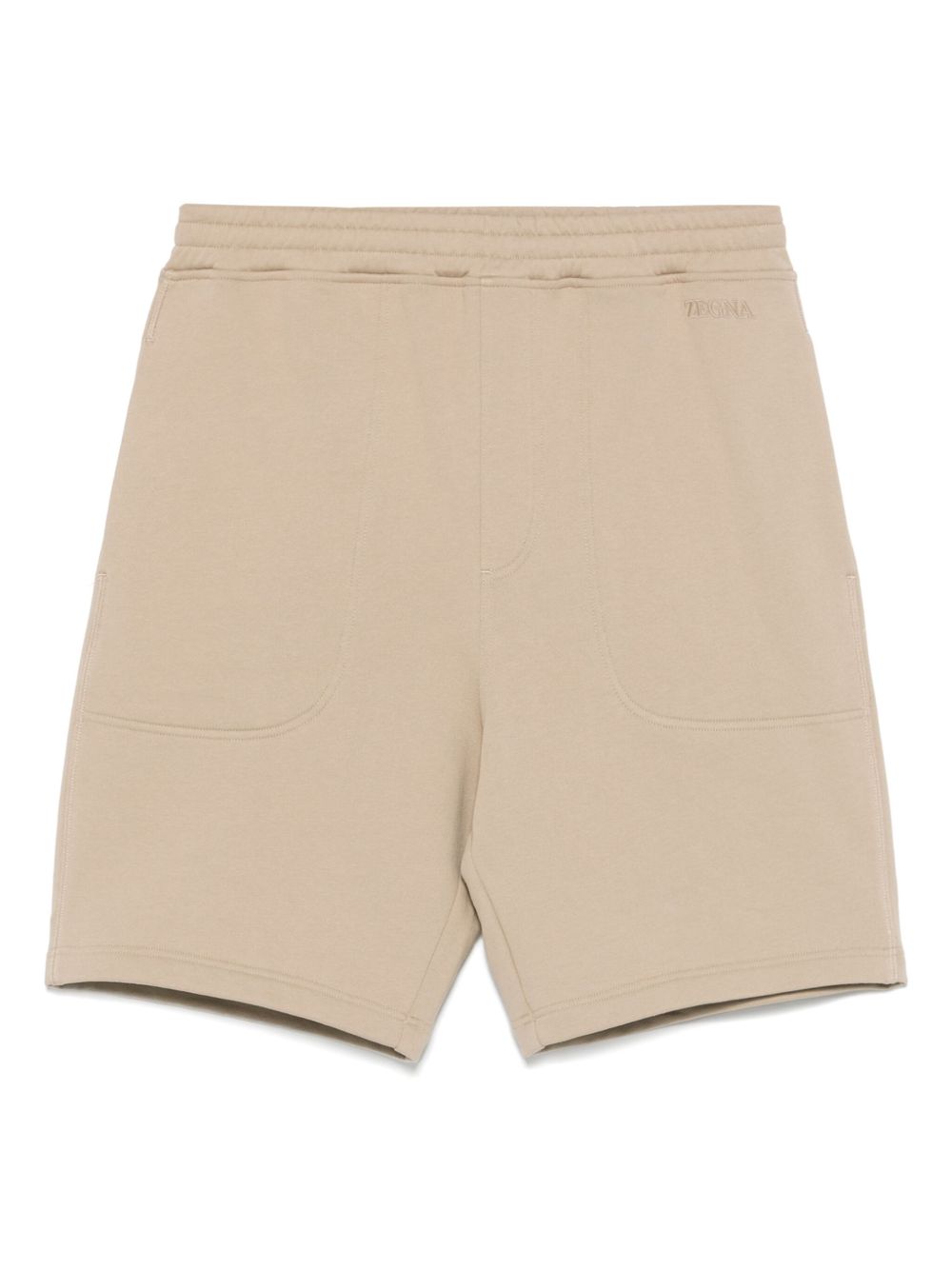 logo-embroidered track shorts