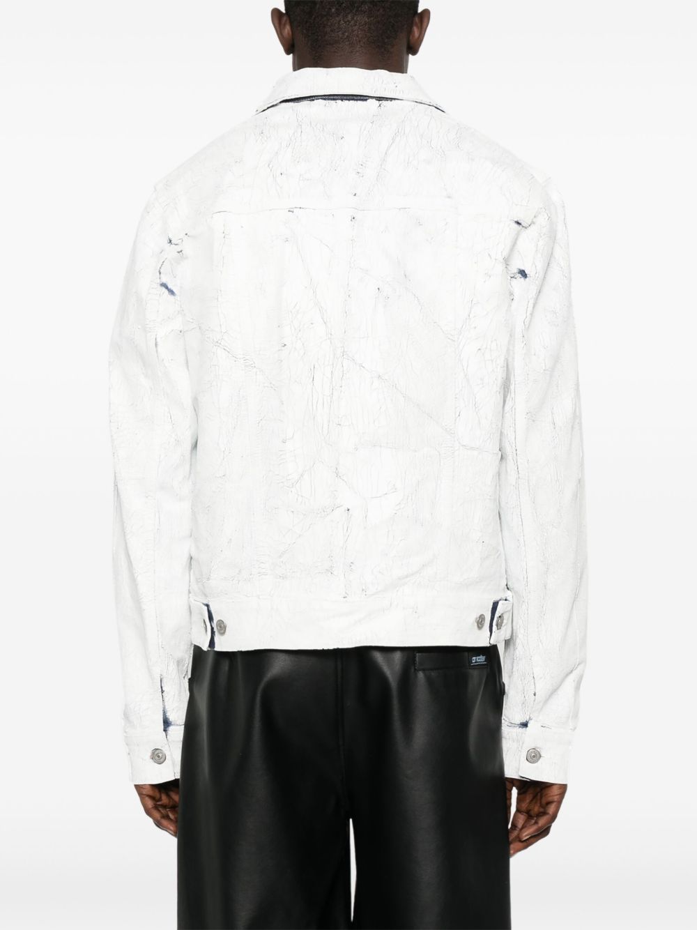 coated denim jacket