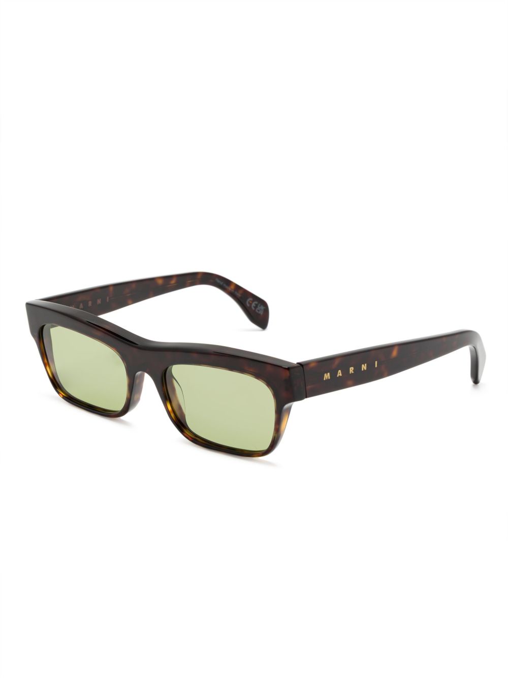 Edku oval-frame sunglasses