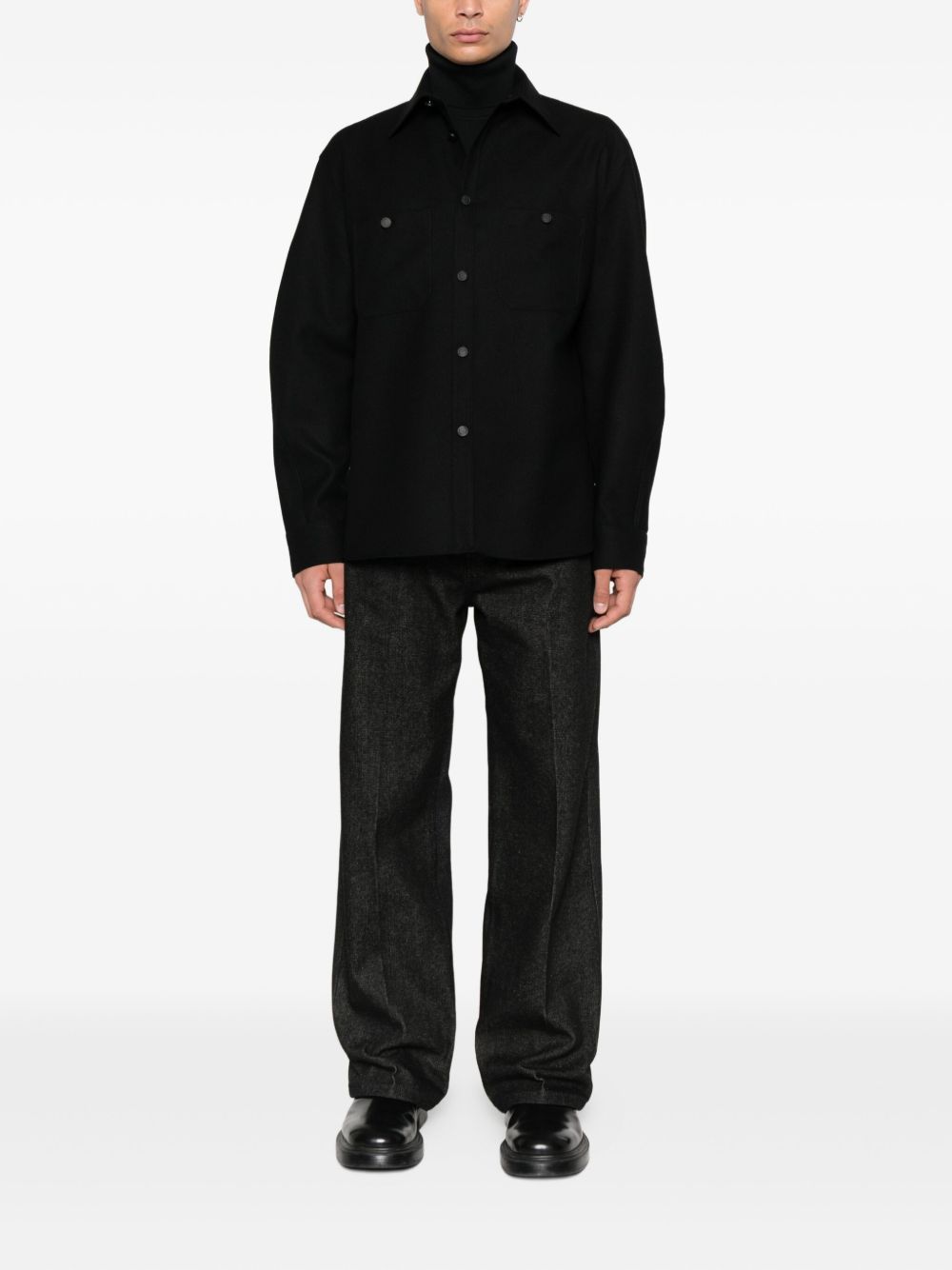 wool shirt jacket