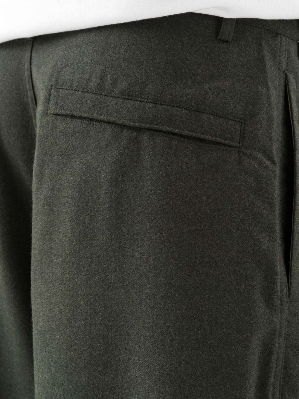 pleated wide-leg trousers