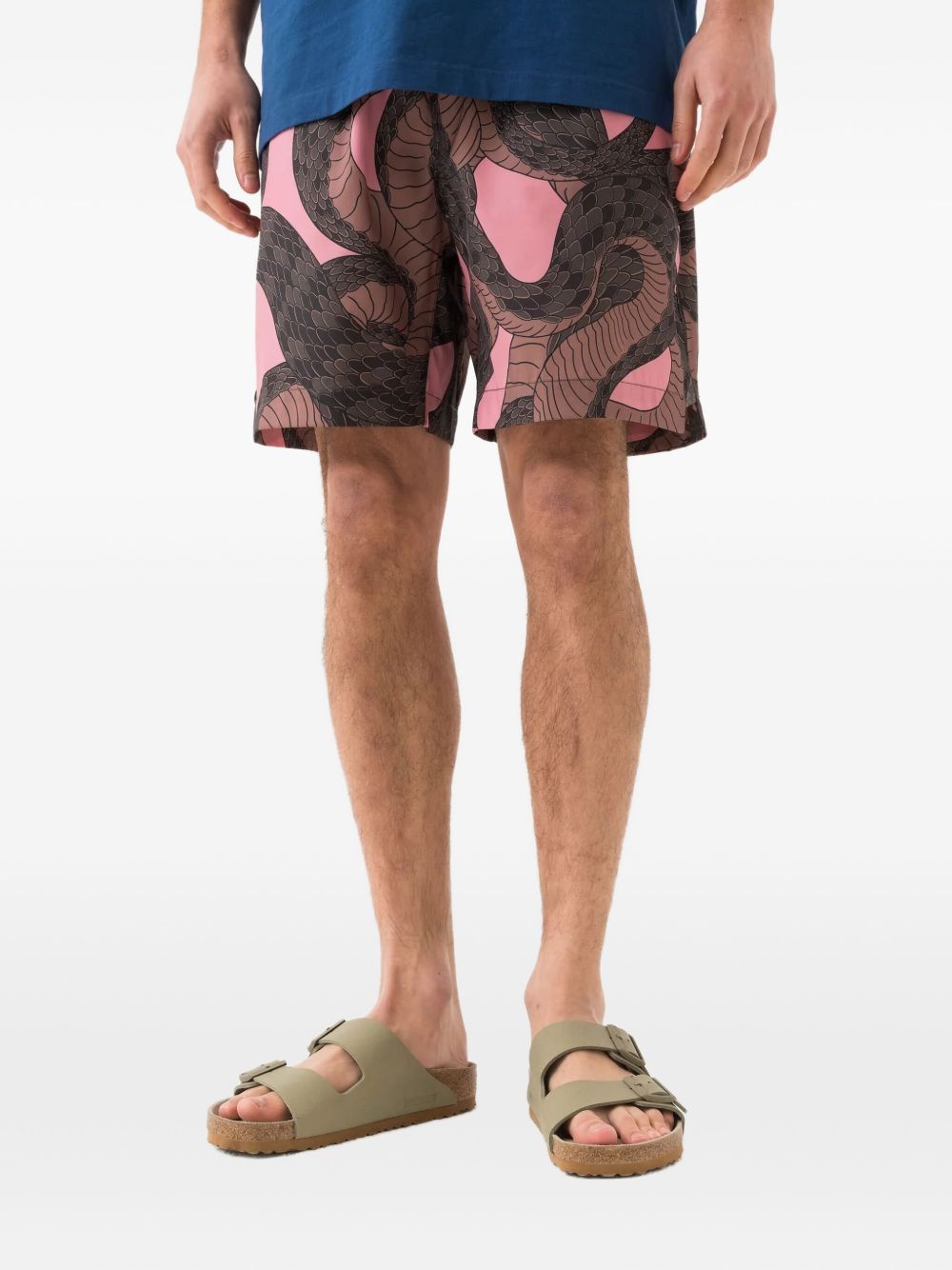 1481 Snakeskin swim shorts