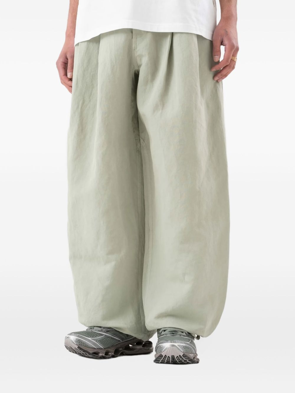 utility-style trousers