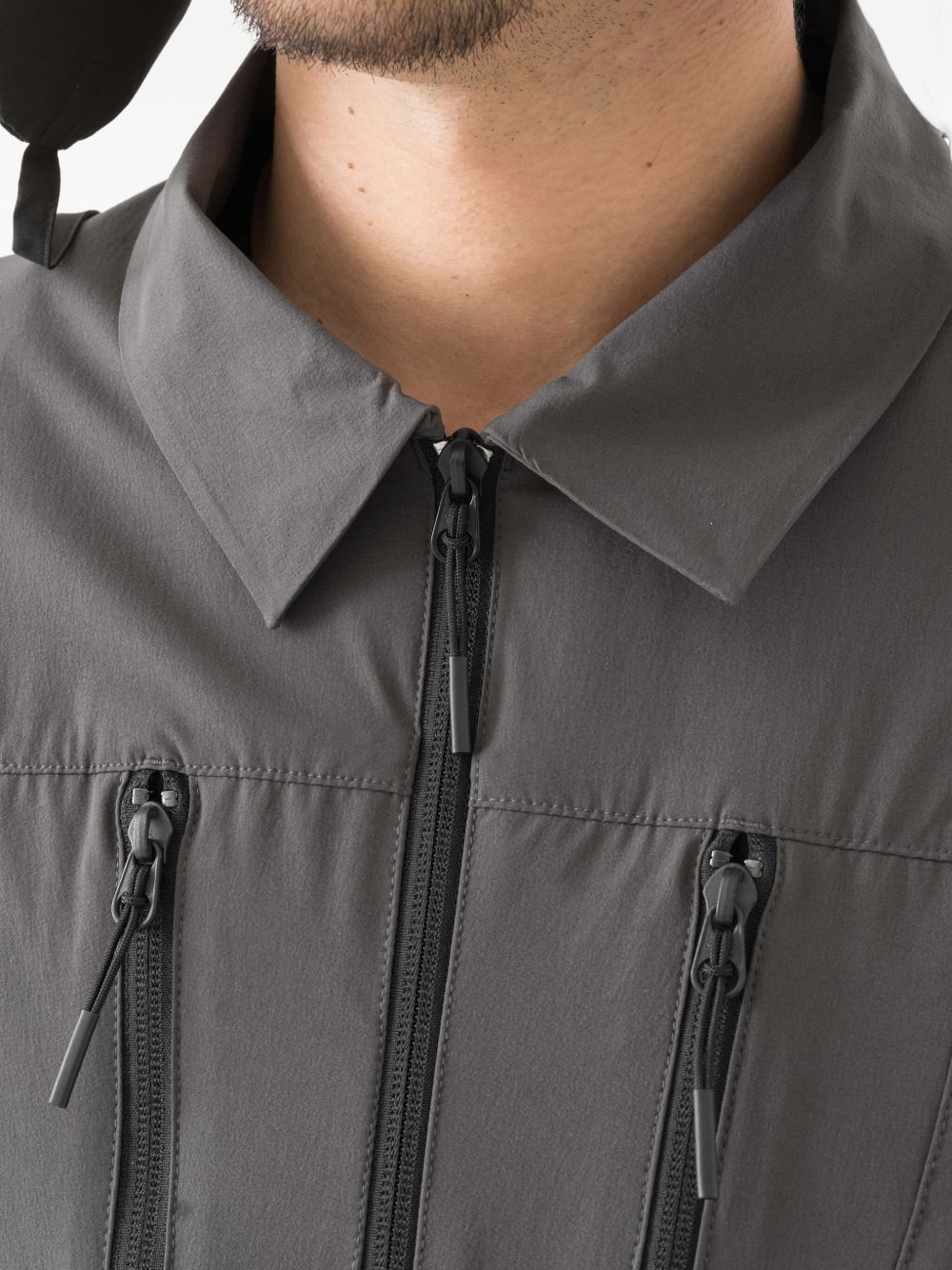 zip-up lightweight jacket