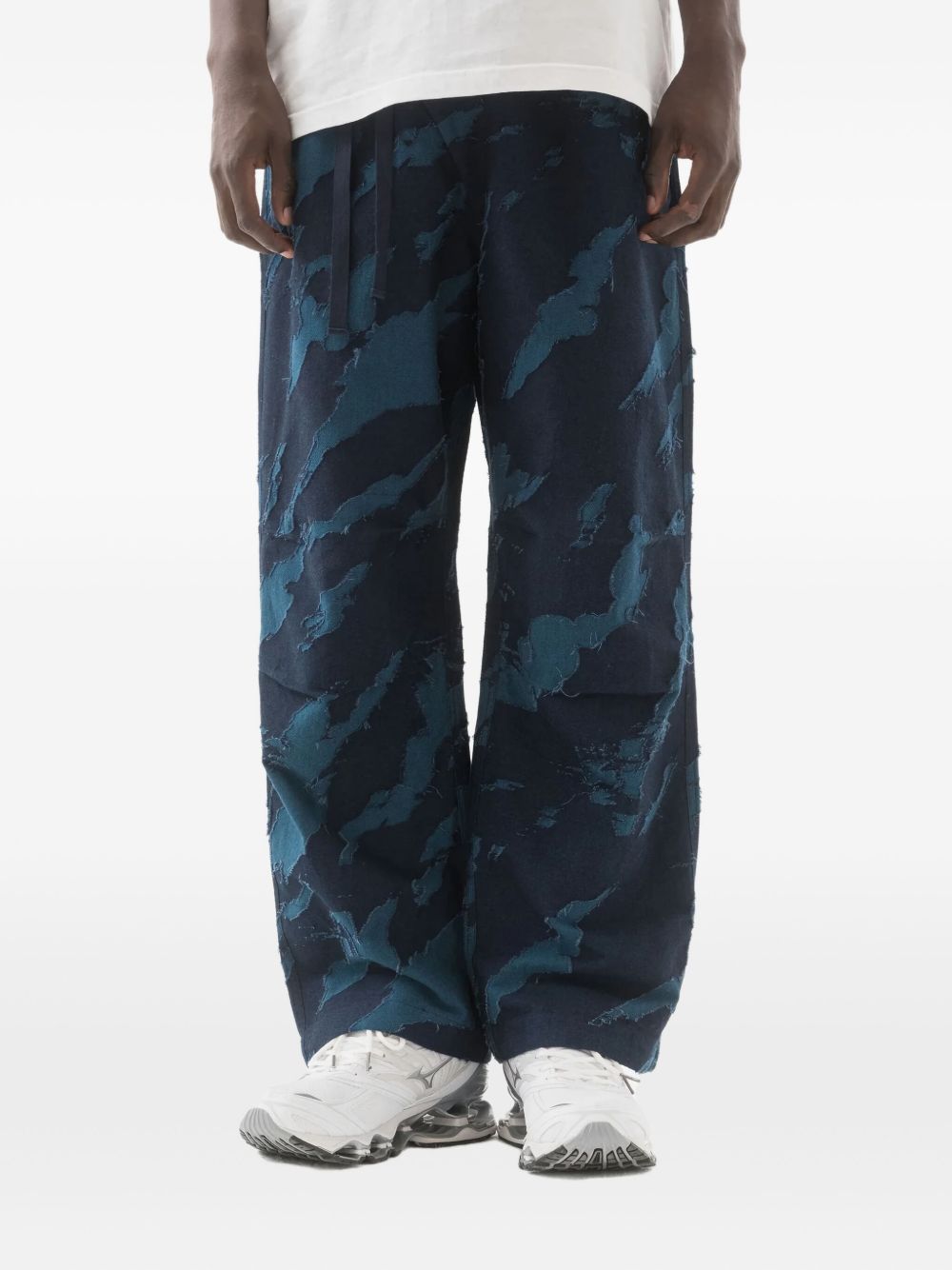 Bonsai camouflage-print cargo trousers